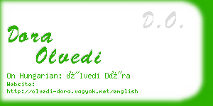 dora olvedi business card
